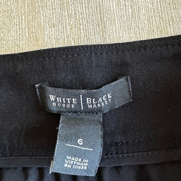 White House Black Market ruffle mini skirt 6 EUC - Picture 5 of 7